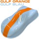 Lakier  GULFORANGE y GULFBLAU