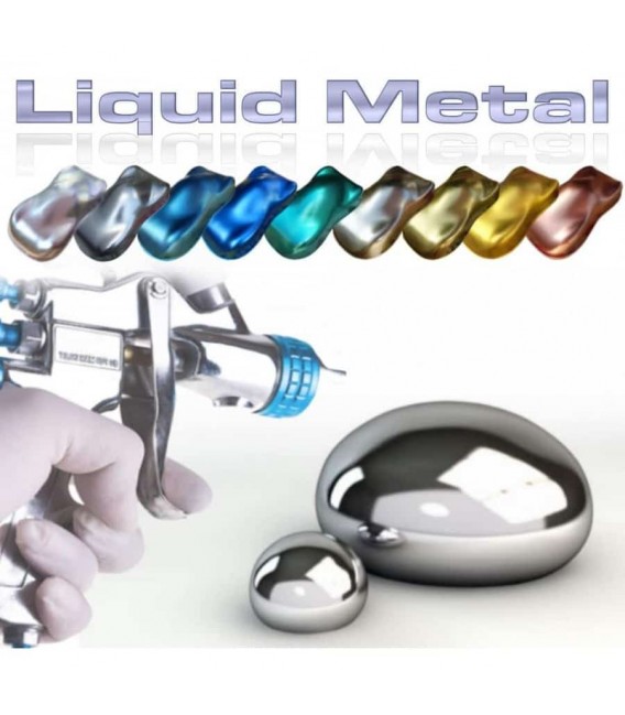Lakier płynny metaliczny – efekt polerowanego metalu