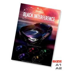 plakaty Black interference