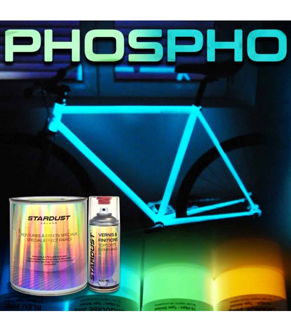 Kompletny zestaw lakieru fosforyzującego do roweru