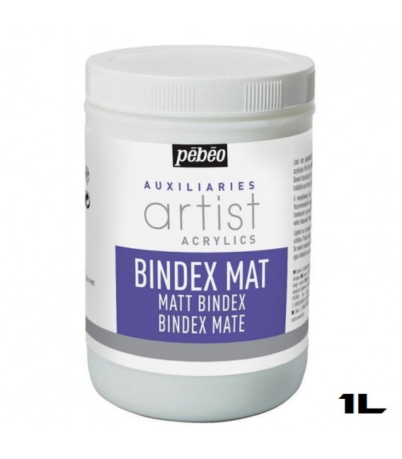 BINDEX Pebeo rozpuszczalne w wodzie przezroczyste spoiwo – mat lub połysk