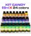 Zestaw 24 skoncentrowanych barwników Candy w 69 ml lub 250 ml