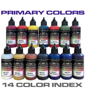 14 kolorów podstawowych Color Index do aerografu