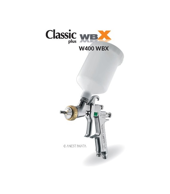 WALIZKA 2 PISTOLETY IWATA - W-400 BELLARIA 1.4mm+W-400 WBX 1.3mm