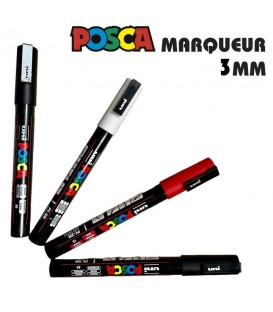 Marker lakierowy POSCA – cienka końcówka 1,2mm w 4 kolorach