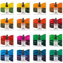 36 standardowych kolorów Schmincke Aero Color 28ml