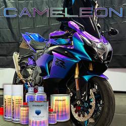 MOTO Kit complet Peinture Cameleon (Couleur au choix)
