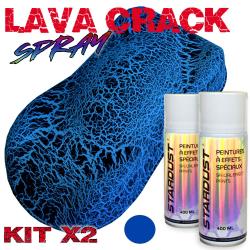 Zestaw farb z efektem spękań z dwoma puszkami aerozolu 400 ml – LavaCrack