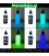 4 x 60ml Kompletny zestaw kolorów fosforyzujących