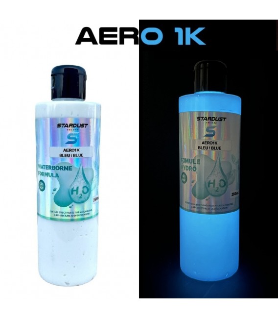 Peinture photoluminescente pour aérographe AQUA