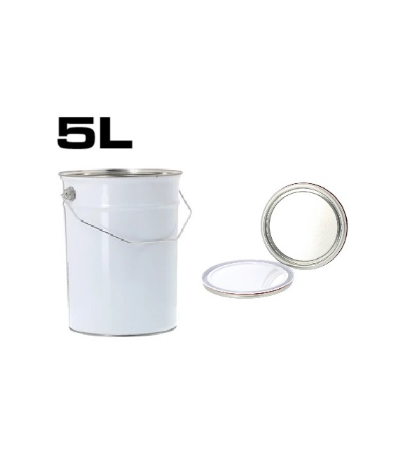 Metalowe pojemniki na farbę o pojemności od 125 ml do 5 l