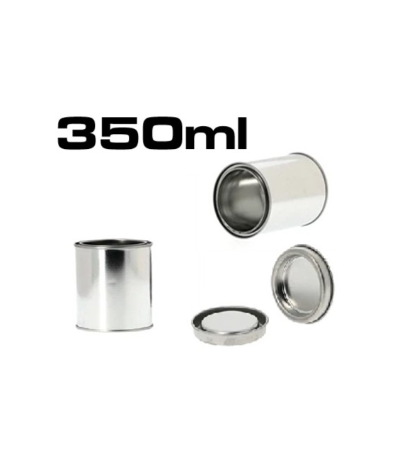Metalowe pojemniki na farbę o pojemności od 125 ml do 5 l