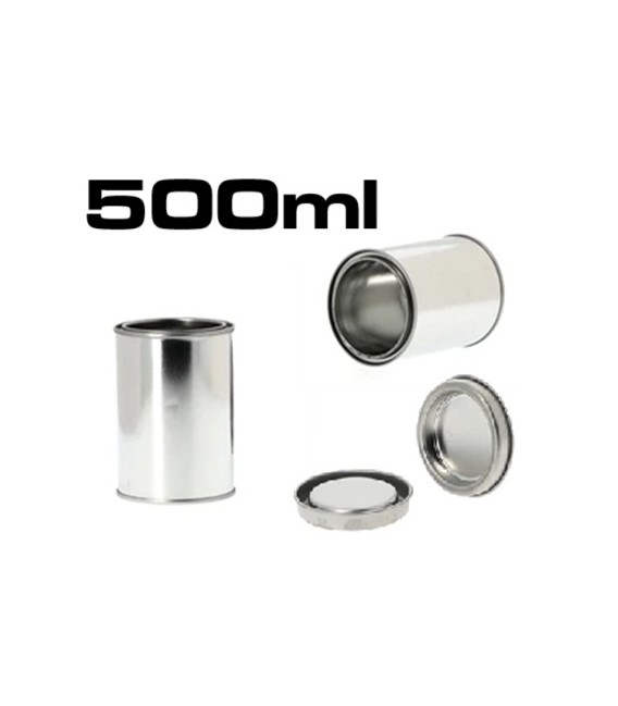 Metalowe pojemniki na farbę o pojemności od 125 ml do 5 l