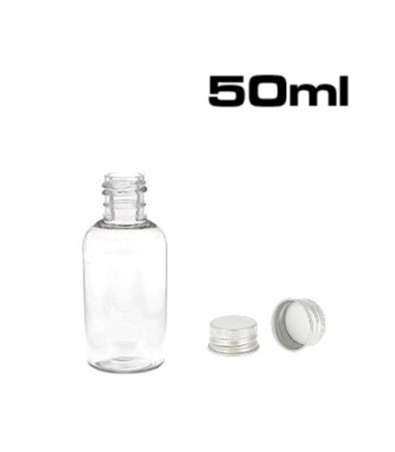 Puszki i butelki plastikowe o pojemności od 50ml do 1 litra