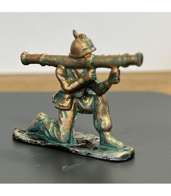 farba brązowa z efektem patyny -  kompletny zestaw akrylowy