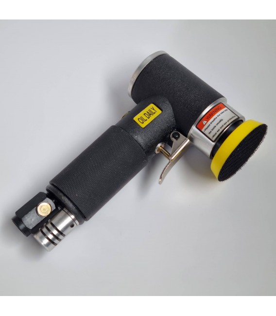 A3301 Pneumatyczna miniszlifierka mimośrodowa 50 mm z 50 minitarczami