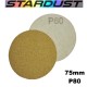 Tarcze ścierne z systemem samoprzylepnym 75 mm – ziarnistość od P80 do P500 – opakowanie 10 lub 50 sztuk
