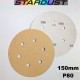 Tarcze szlifierskie z rzepem, Ø 150 mm, do szlifierki – zestaw 10 lub 50 sztuk