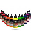 Seria Fluorescencyjna 1 L - 11 farb akrylowych - PU do aerografu
