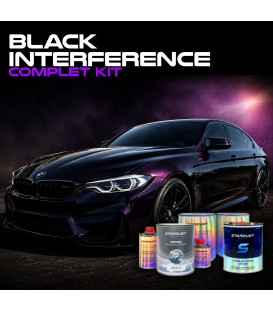 Kompletny zestaw lakieru samochodowego efekt Black Interference