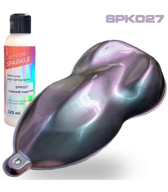 Peinture aérographe SPARKLE Color shift AQUA PINK 125ml