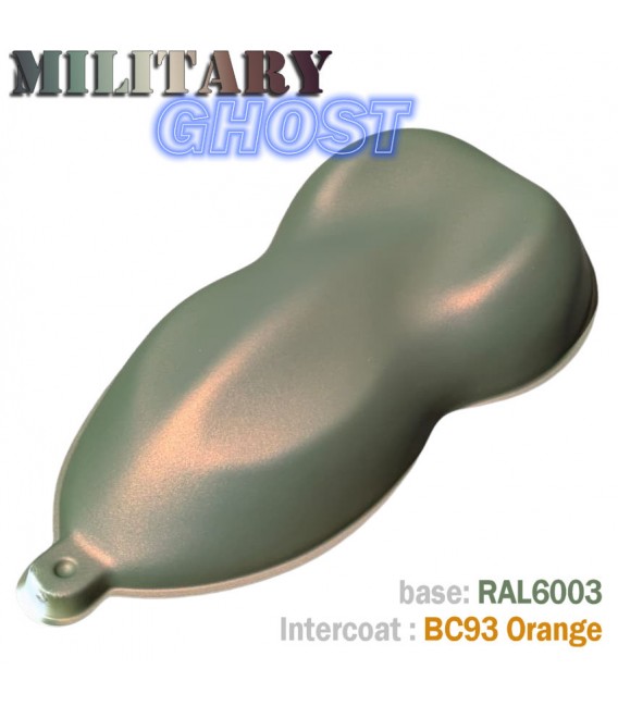 Zestaw farb w sprayach do skuterów z efektem MILITARY GHOST – 16 wariantów