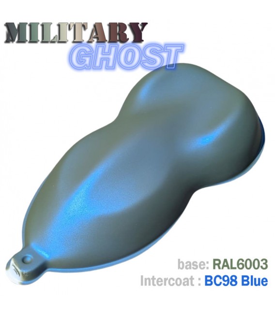 Zestaw farb w sprayach do skuterów z efektem MILITARY GHOST – 16 wariantów