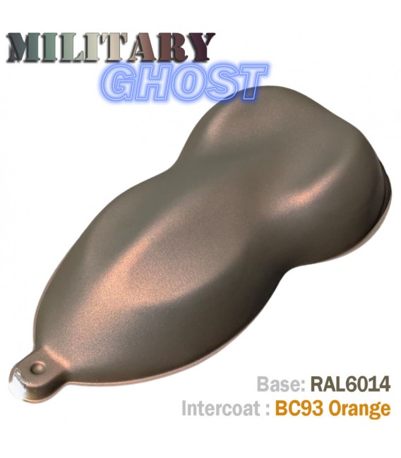 Zestaw farb w sprayach do skuterów z efektem MILITARY GHOST – 16 wariantów