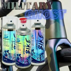Zestaw do malowania rowerów w stylu MILITARY GHOST – 16 kombinacji