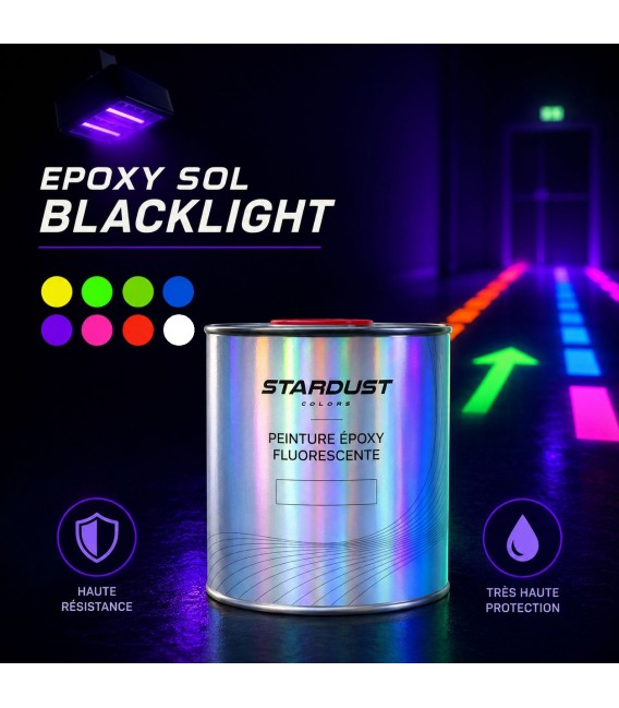 Niewidoczna w świetle czarnym farba epoksydowa fluorescencyjna UV2329
