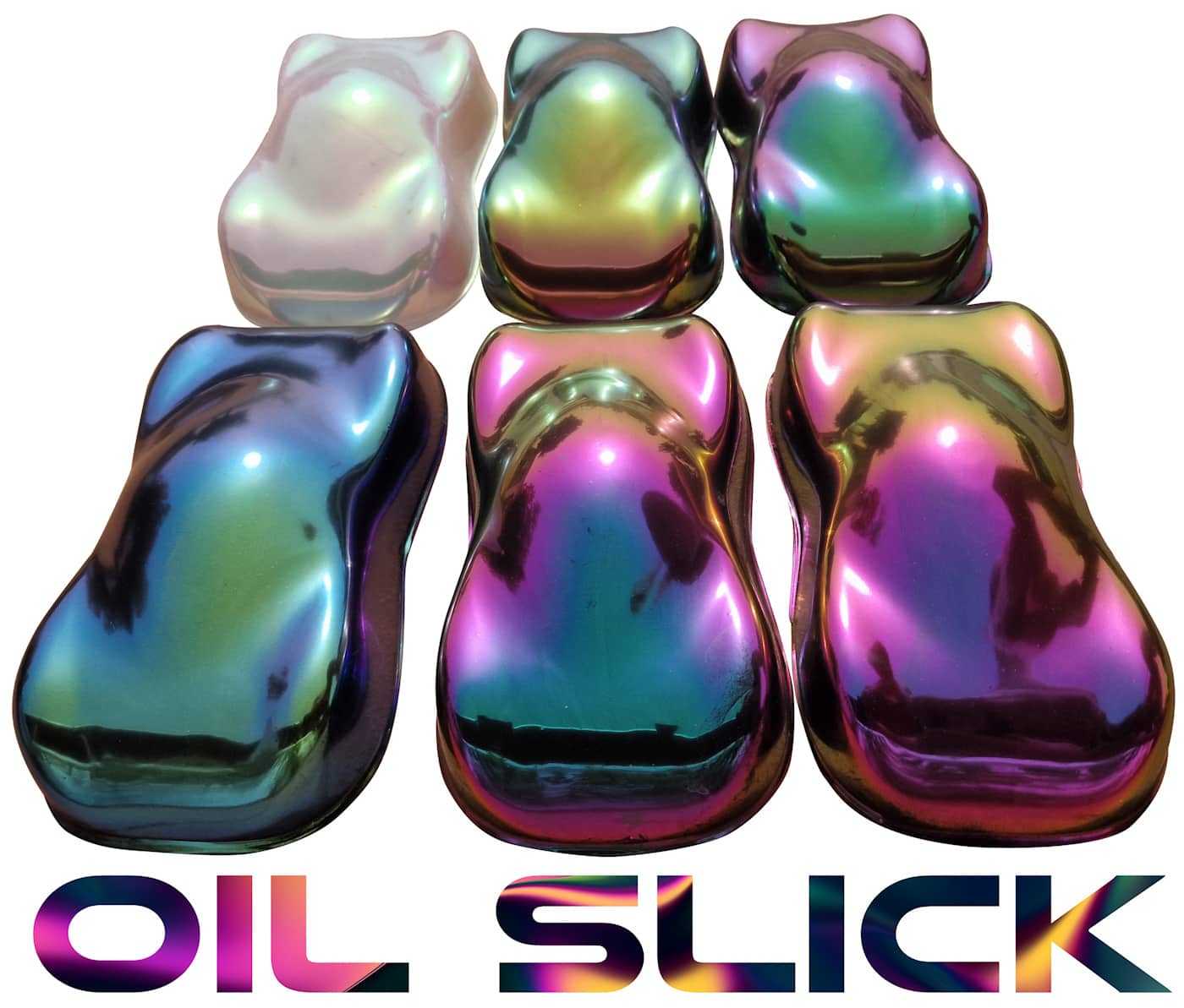 oil slick patina - efekt olejku